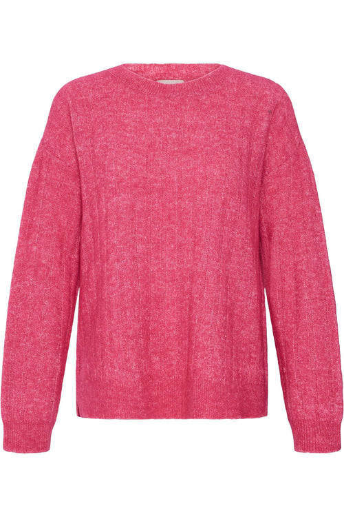 Fransa FRSANNY PU 9 Party Punch Melange Jumper – product front. Shop Fransa at Dotique.