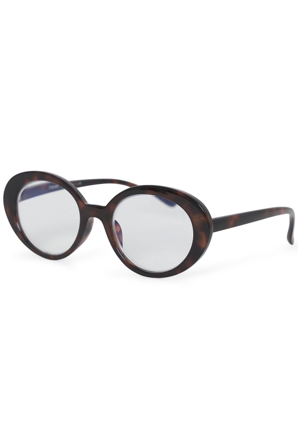 Fransa FRZELIA Hot Fudge Melange Glasses – product angle. Shop Fransa at Dotique.