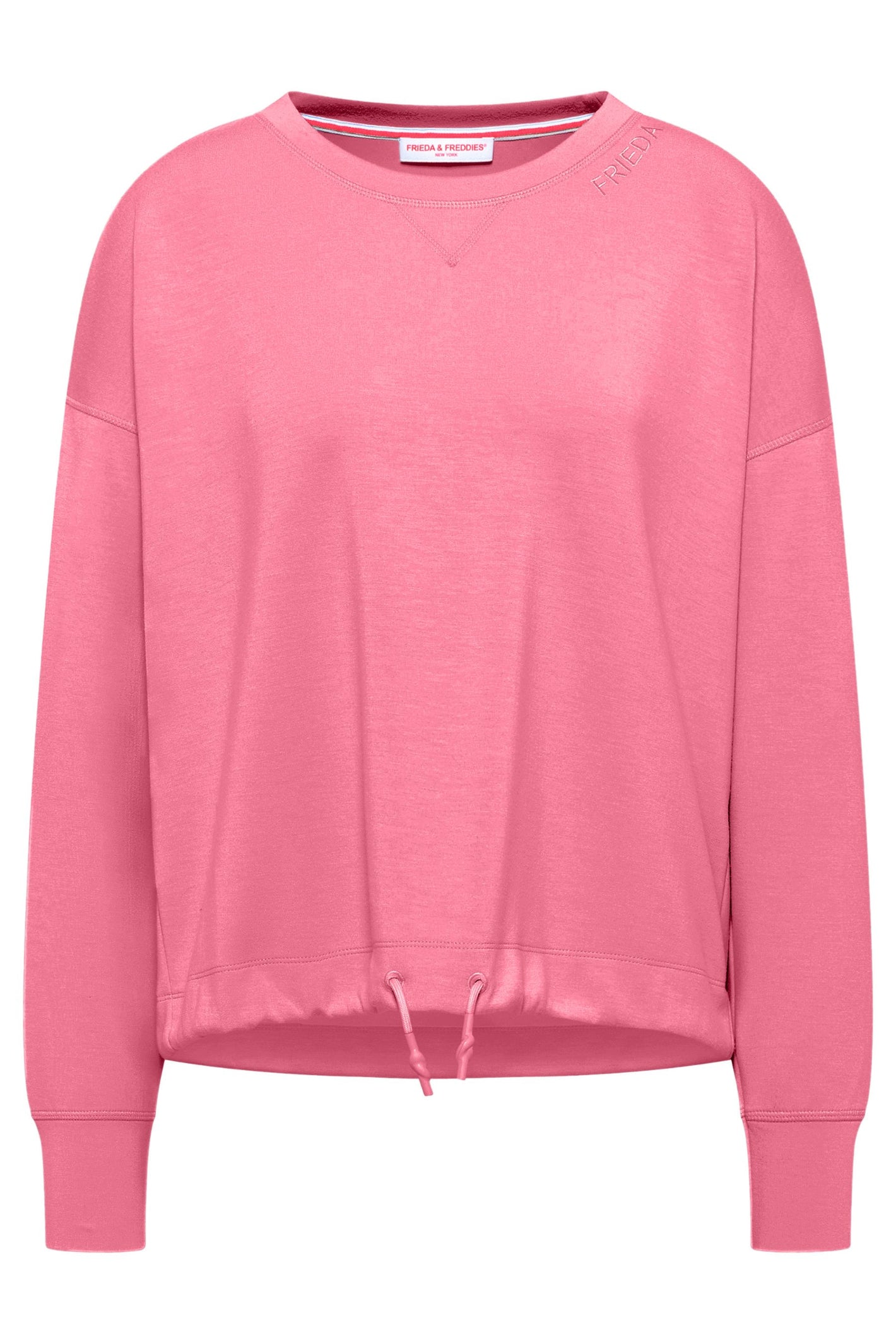 Frieda & Freddies 261228 Pink Sweatshirt with Drawstring Hem