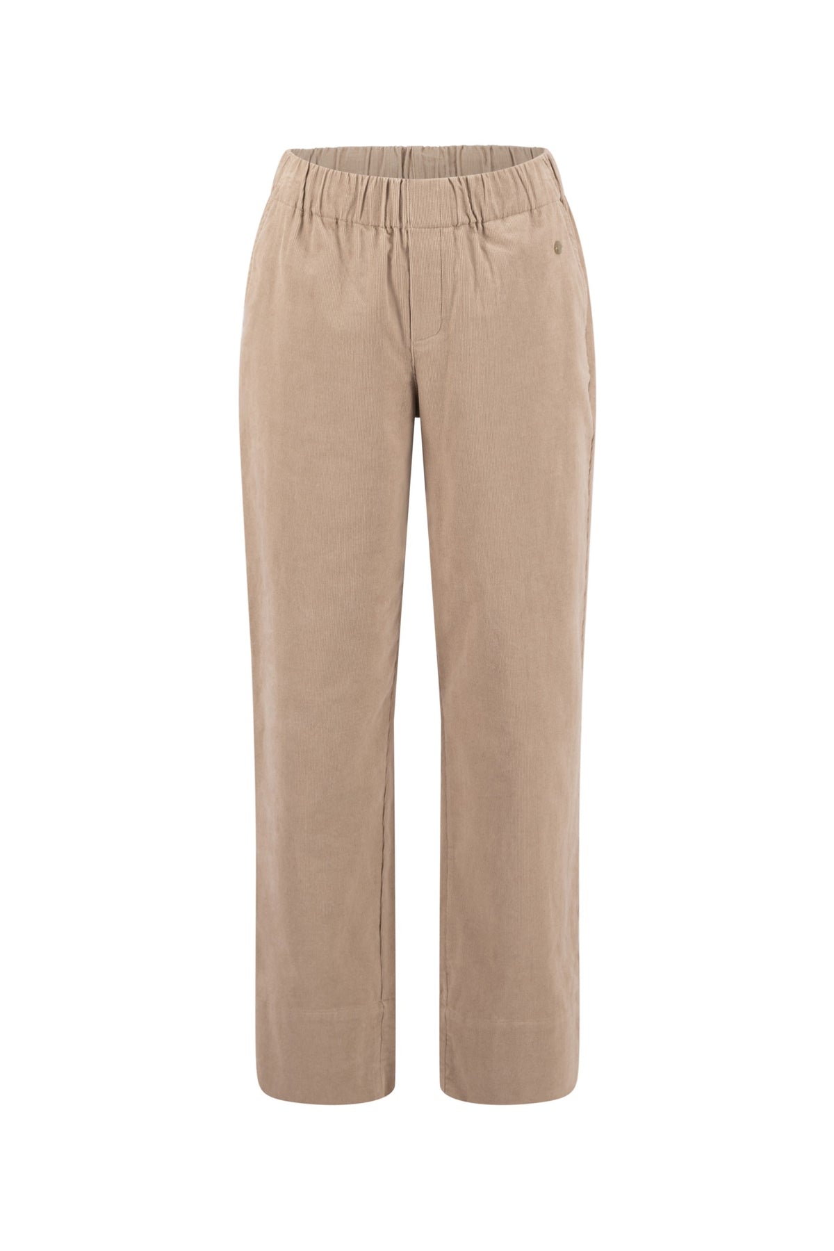 Fynch Hatton 2609 4943 Wide Fine Corduroy Trousers Urban Taupe