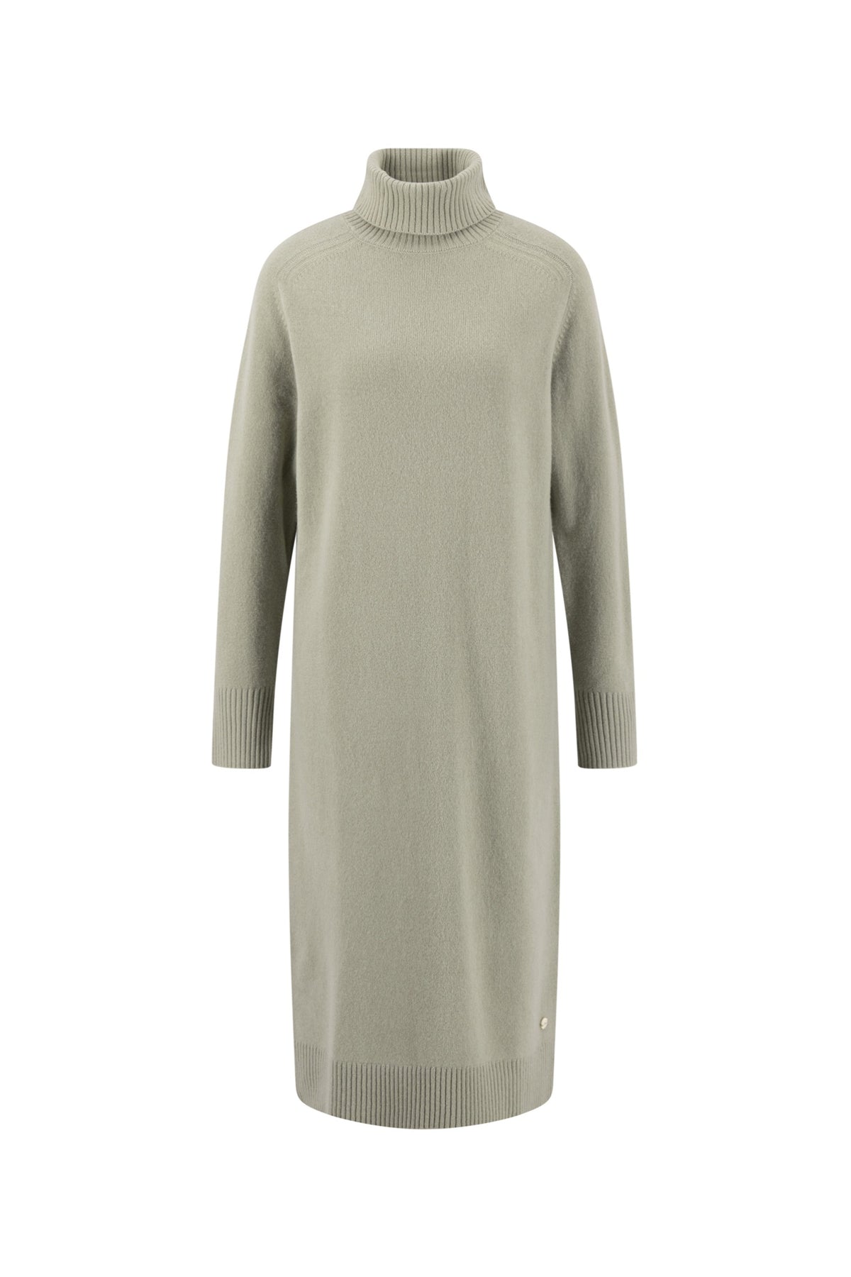 Fynch Hatton 2609 7441 Merino Wool Knit Dress Dusty Green