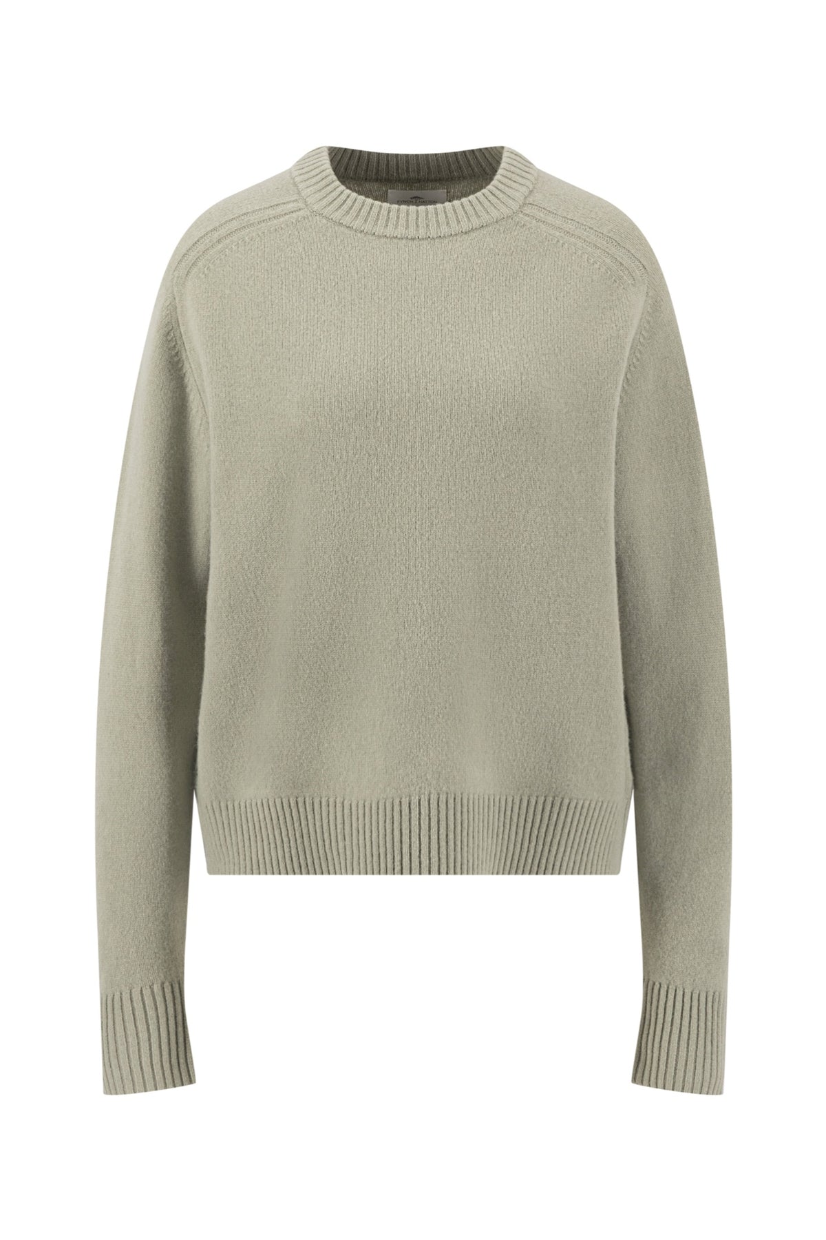 Fynch Hatton 2609 7442 Merino Wool Crew Neck Jumper Dusty Green