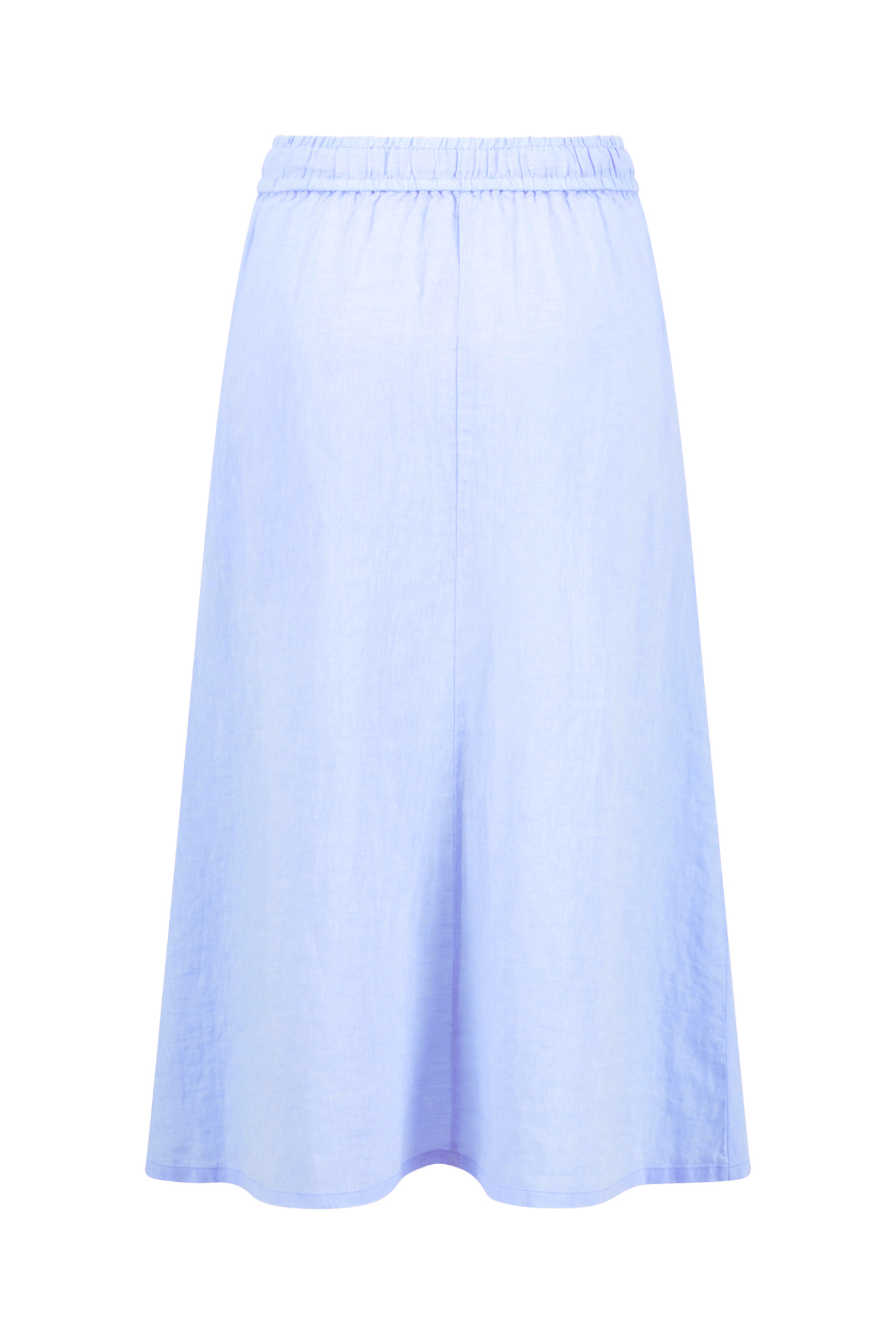 Fynch Hatton 26043331 Cornflower Blue Skirt Long Linen Chambray featuring a soft blue linen fabric with elastic waistband by Fynch Hatton. Shop Fynch Hatton at Dotique.