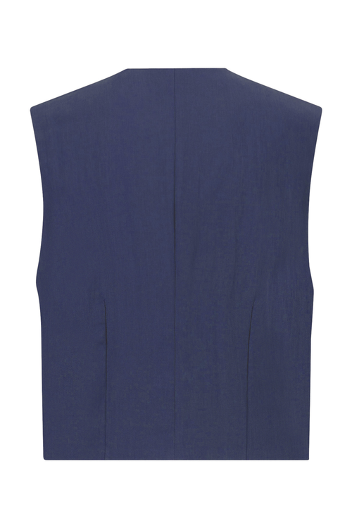 Fynch Hatton 26035266 Galaxy Blue Tank Top Soft Twill in navy blue with smooth texture, crafted by Fynch Hatton. Shop Fynch Hatton at Dotique.