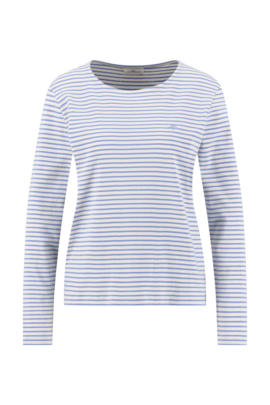Fynch Hatton 26026235 Cornflower Blue Long Sleeve T-Shirt Stripe