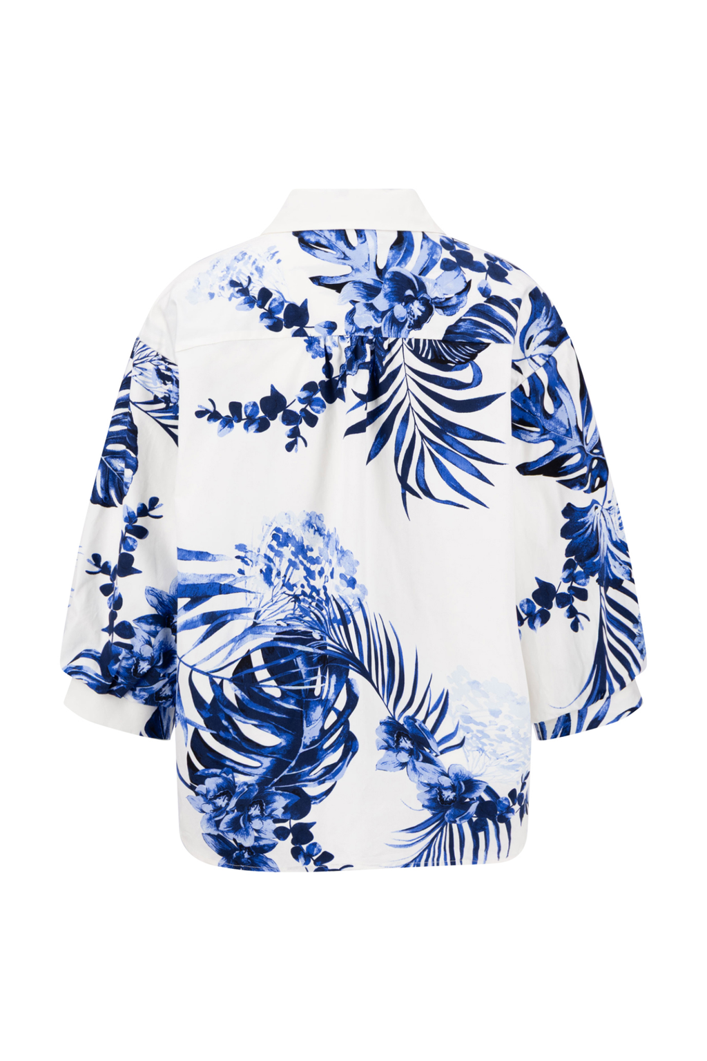 Fynch Hatton 26021274 Milk Blouse Puffy Sleeves Tropics