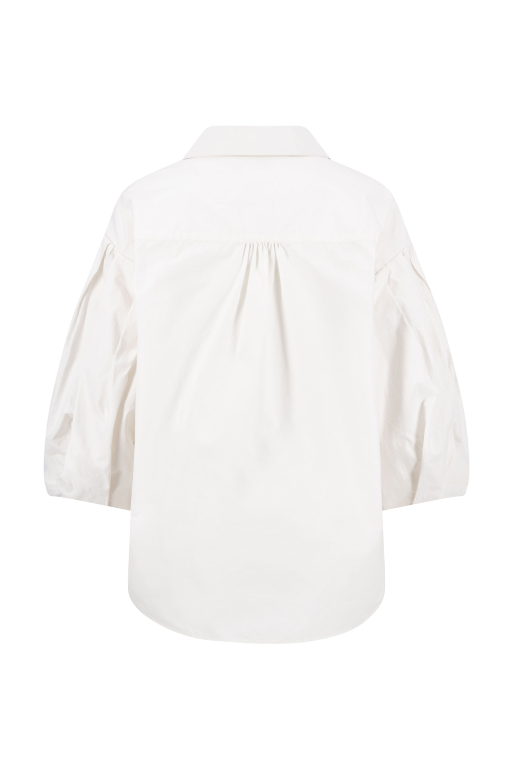 Fynch Hatton 26021493 Milk Blouse Puffy Sleeves Solid