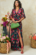 The Jemma is one of those dresses that does the work for you. Cut in a flowing maxi length with a flattering V neckline. Shop Hope & Ivy Dresses at Dotique.