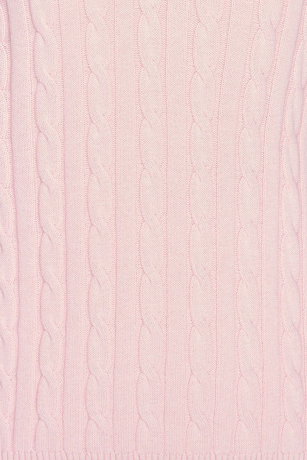 Close-up of pink knitted fabric detail on HV Society HVSAnna Pink Knitted Polo available to shop at Dotique.