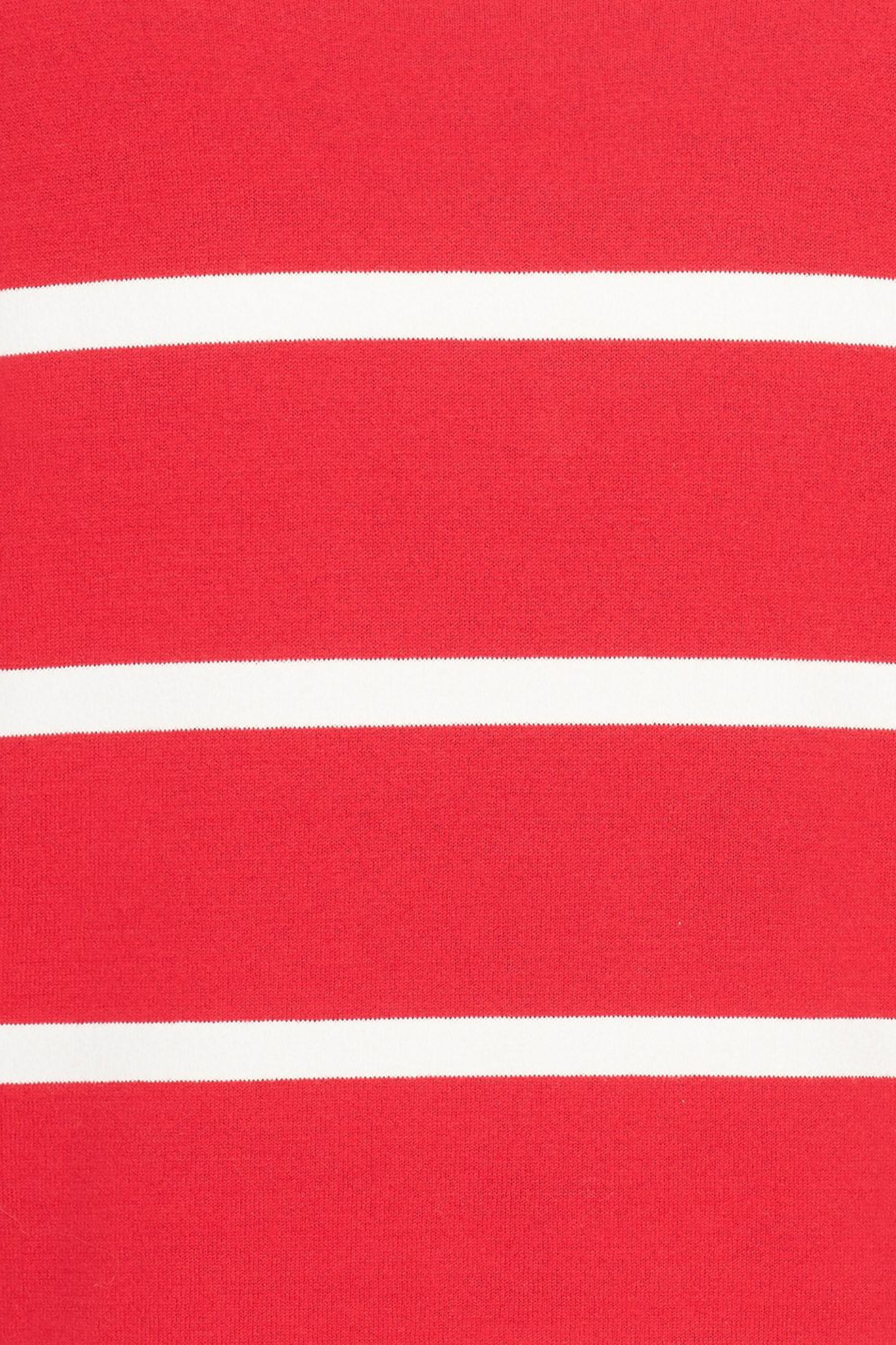 HV Society HVSBella Red Jumper close-up of red and white stripes knit fabric available to shop at Dotique
