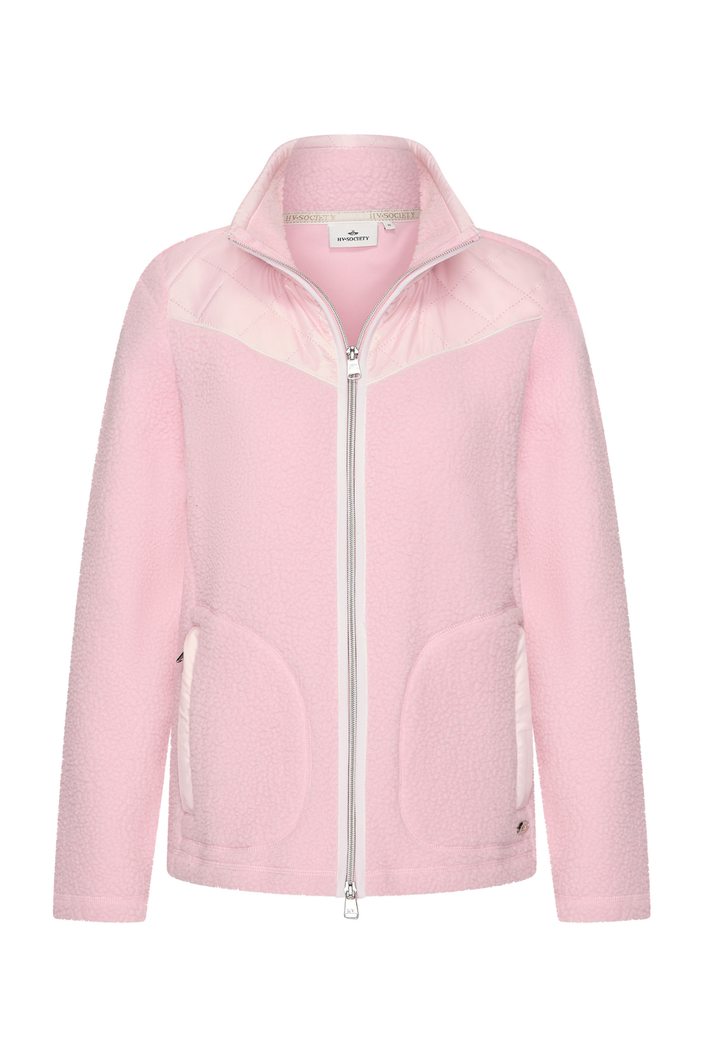 HV Society HVSRowan Pink Fleece Cardigan by HV Society, shop the vendor at Dotique for cozy style and warmth.