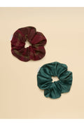 Joules Annika Red & Green Scrunchies – 2 Pack. Shop Joules at Dotique.