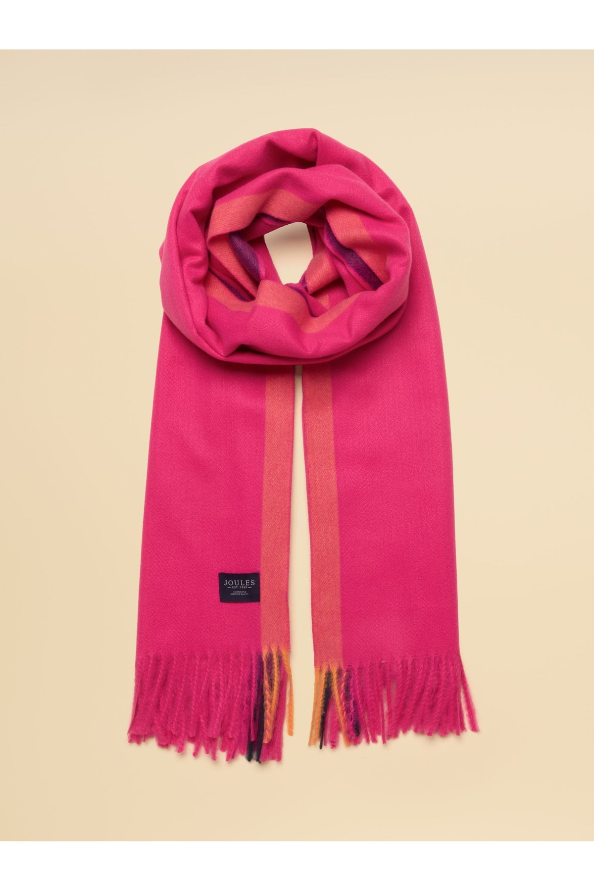 Joules Pink Oversized Blanket Scarf. Shop Joules at Dotique.