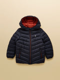 Shop Joules Kids Cairn Navy Coat at Dotique