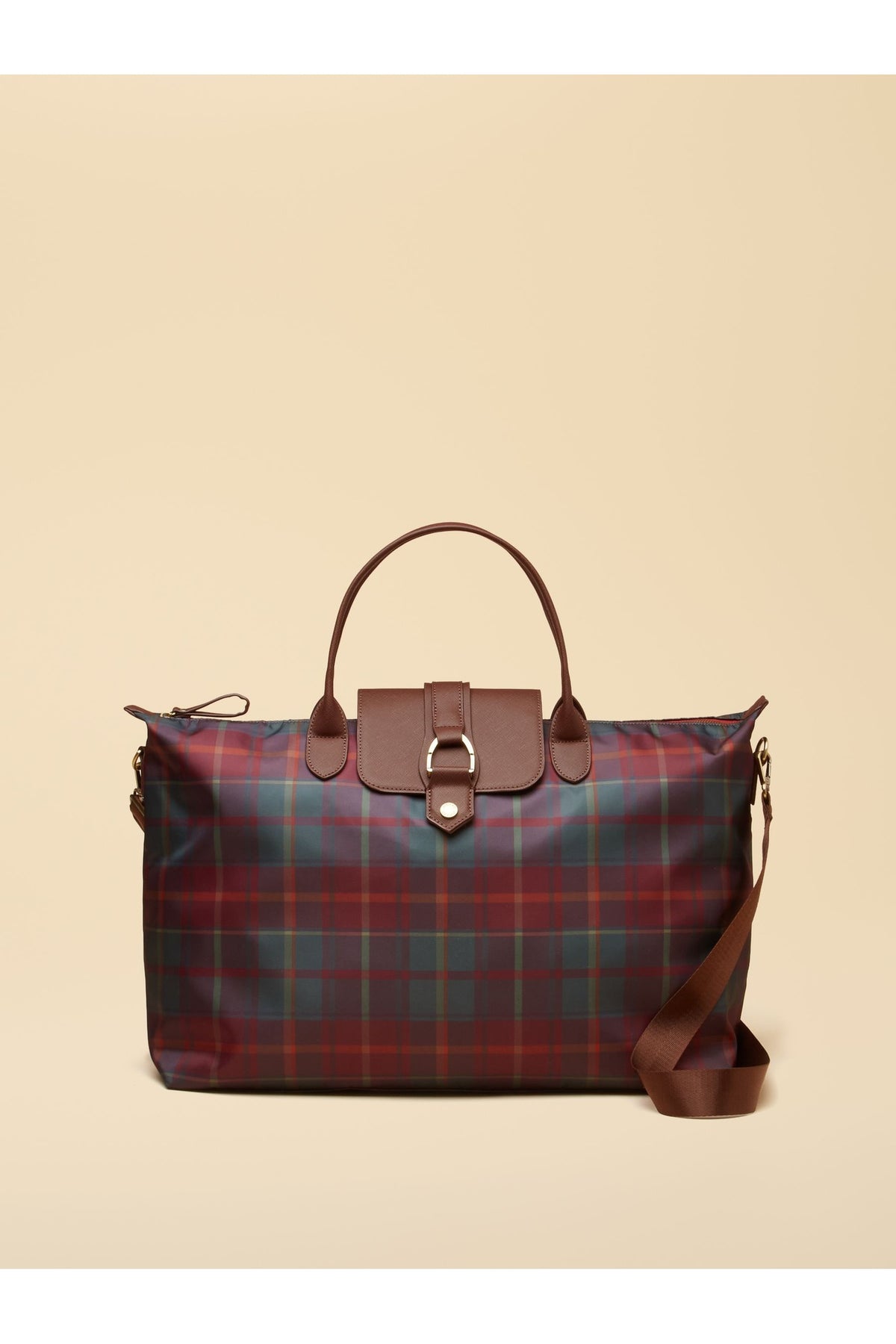 Joules Edie Red Check Weekend Bag. Shop Joules at Dotique.