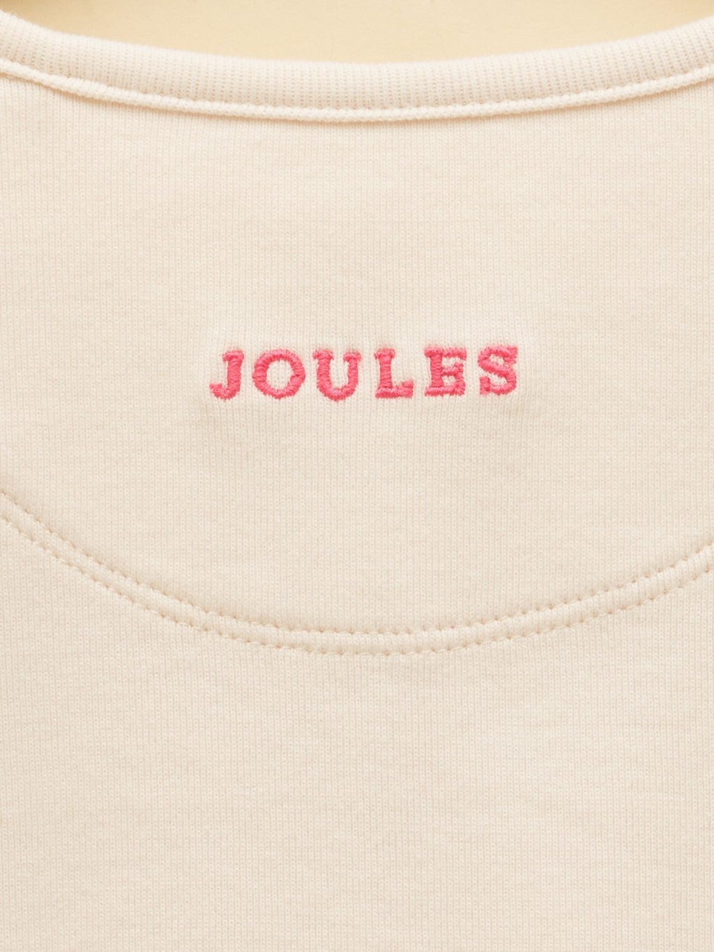 Joules Girls' Kipwell Cream & Pink Pyjama Set – view 8 at Dotique