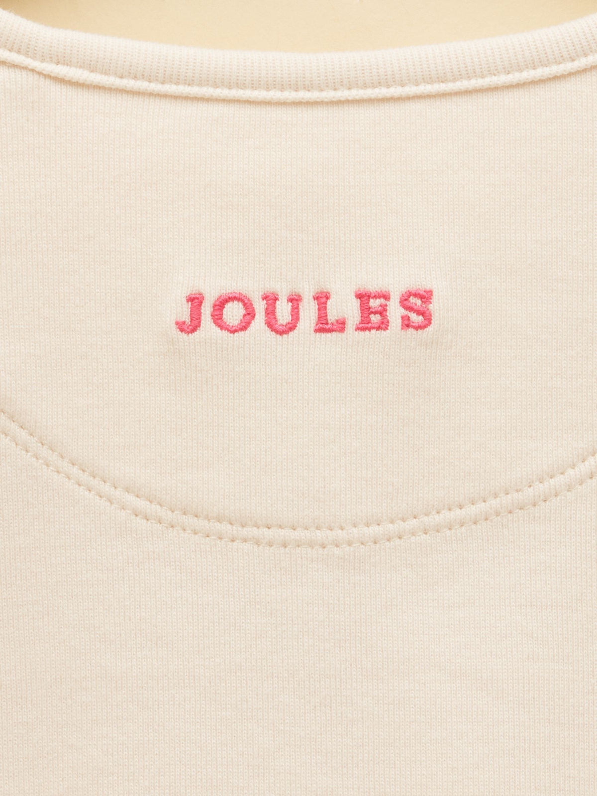 Joules Girls' Kipwell Cream & Pink Pyjama Set – view 8 at Dotique