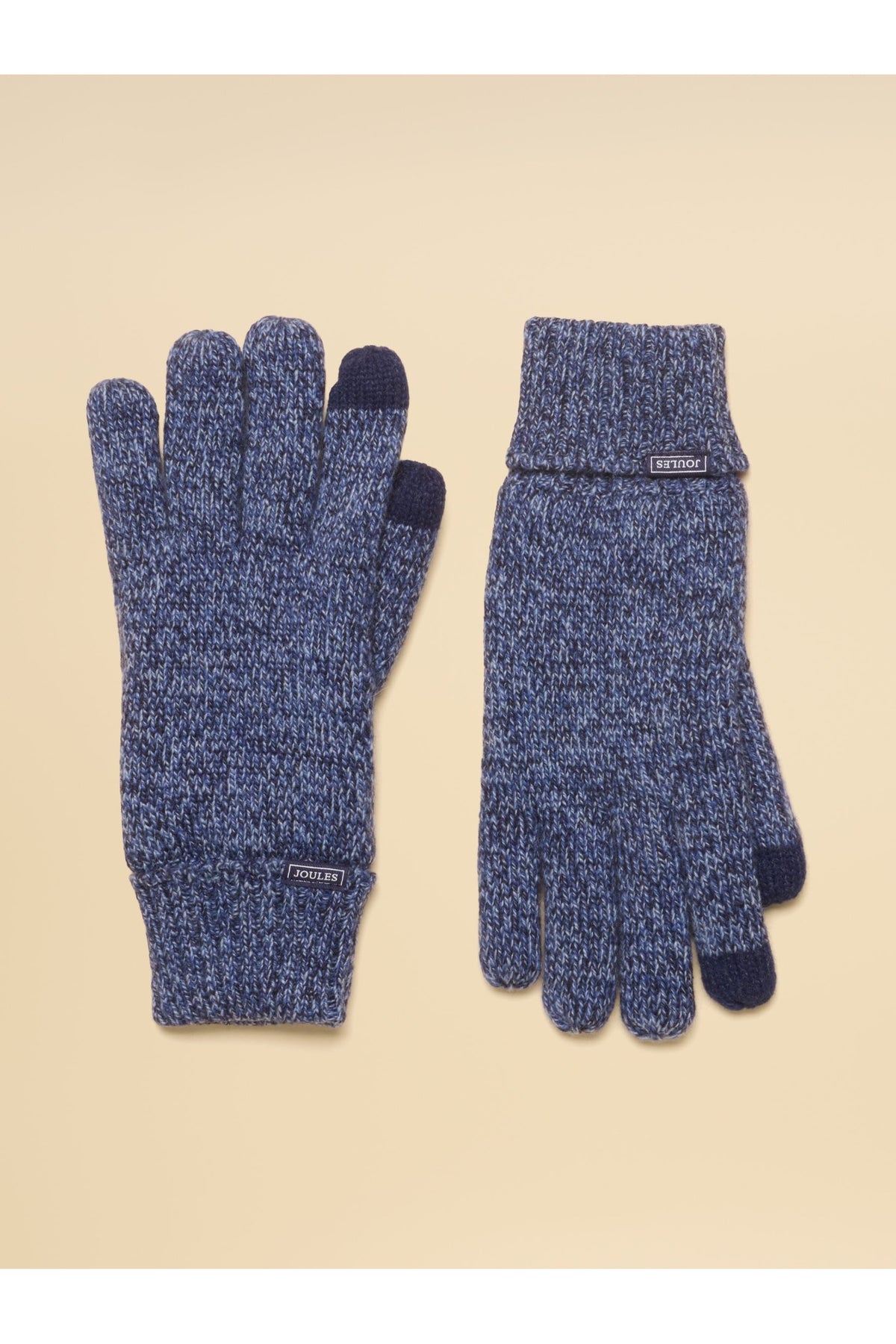 Joules Men's Hammond Blue Touchscreen Gloves. Shop Joules at Dotique.