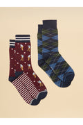 Joules Men's Kingsbury Red Golf Socks – 2 Pack. Shop Joules at Dotique.