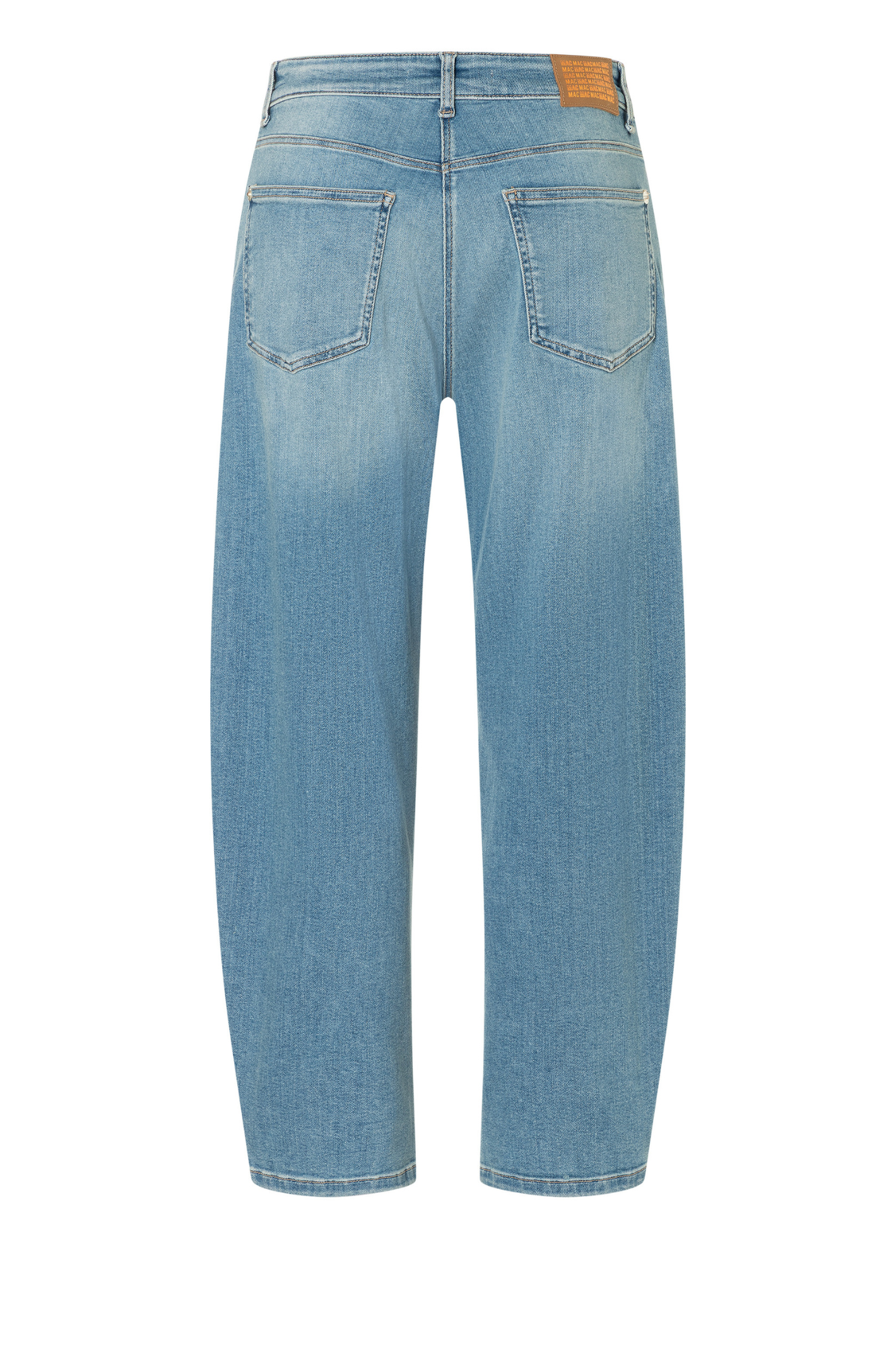 MAC Danni barrel leg jeans in D411 Scissor Blue Used light authentic denim