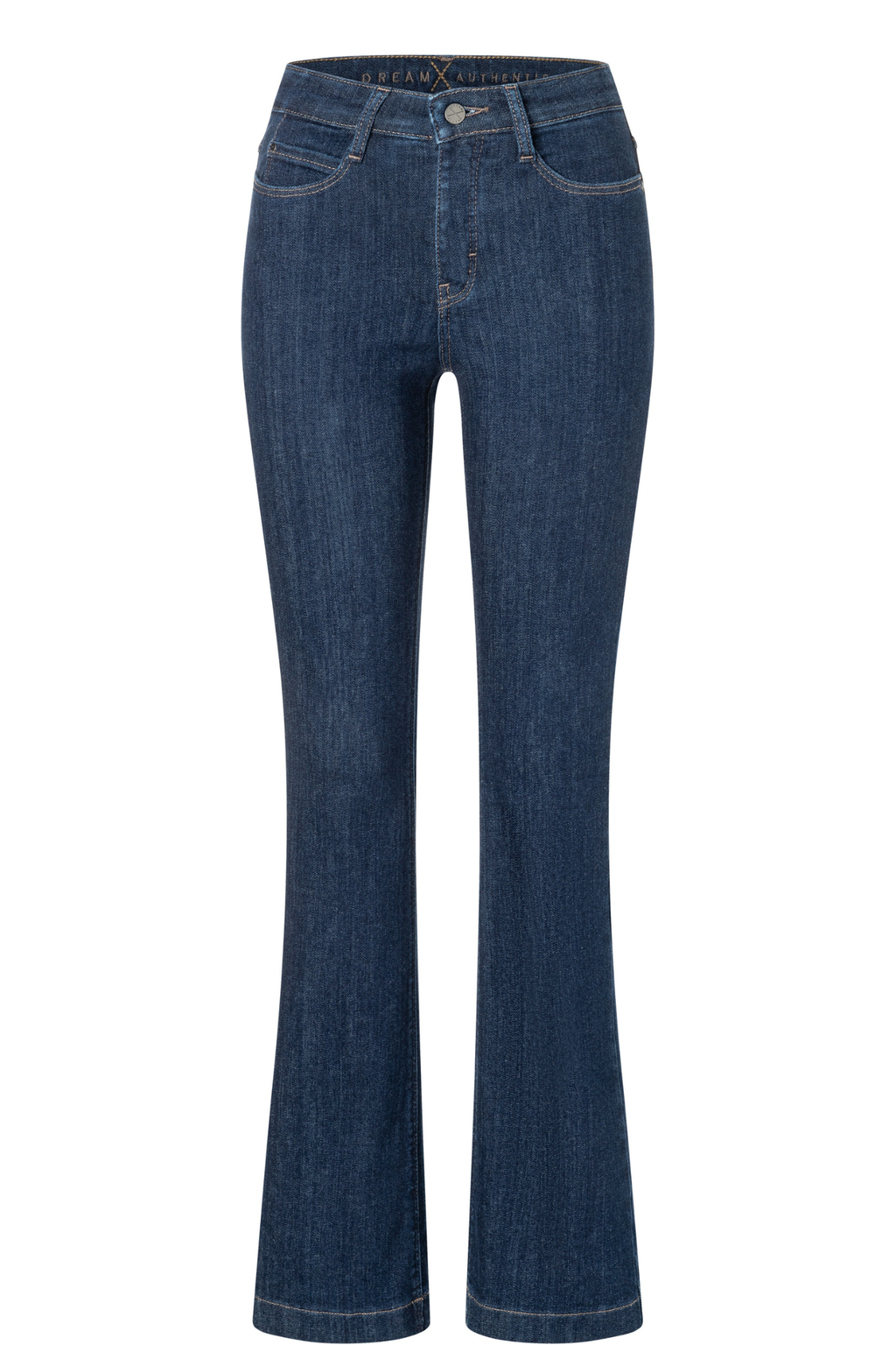 MAC Dream Bootcut Jeans in Fashion Rinsed D683 – deep indigo bootcut denim with soft stretch