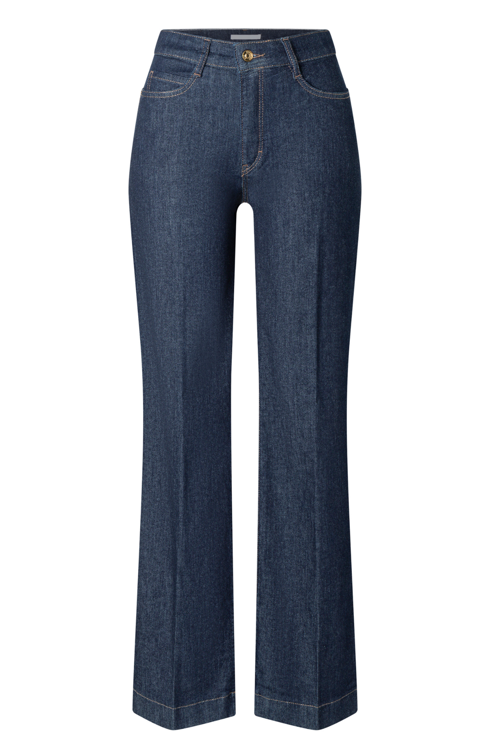 Dotique MAC Dream Wide Jeans in Fashion Rinsed Blue – High-Waisted Relaxed Fit Denim

