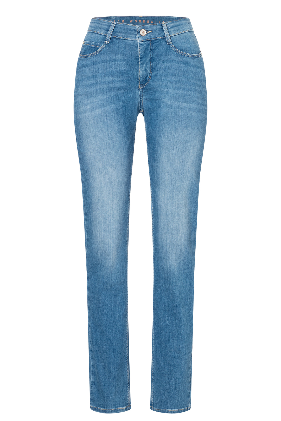 MAC DREAM Wonder Light Denim Straight Jeans 5401-90-0351L at Dotique