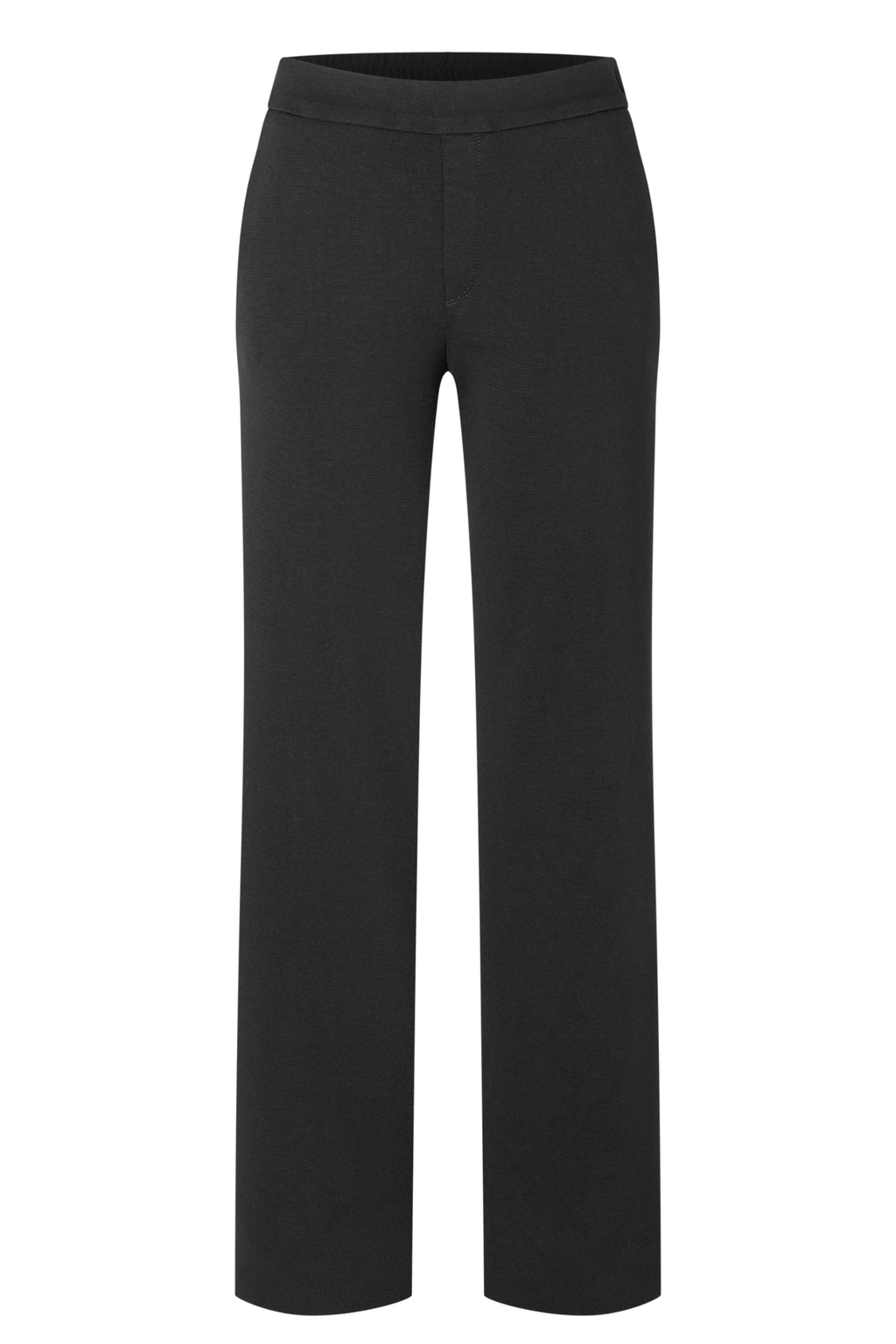 Smart and comfortable black jersey trousers from MAC. Easy pull-on style with a relaxed straight leg—perfect for everyday wear. Shop now at Dotique.