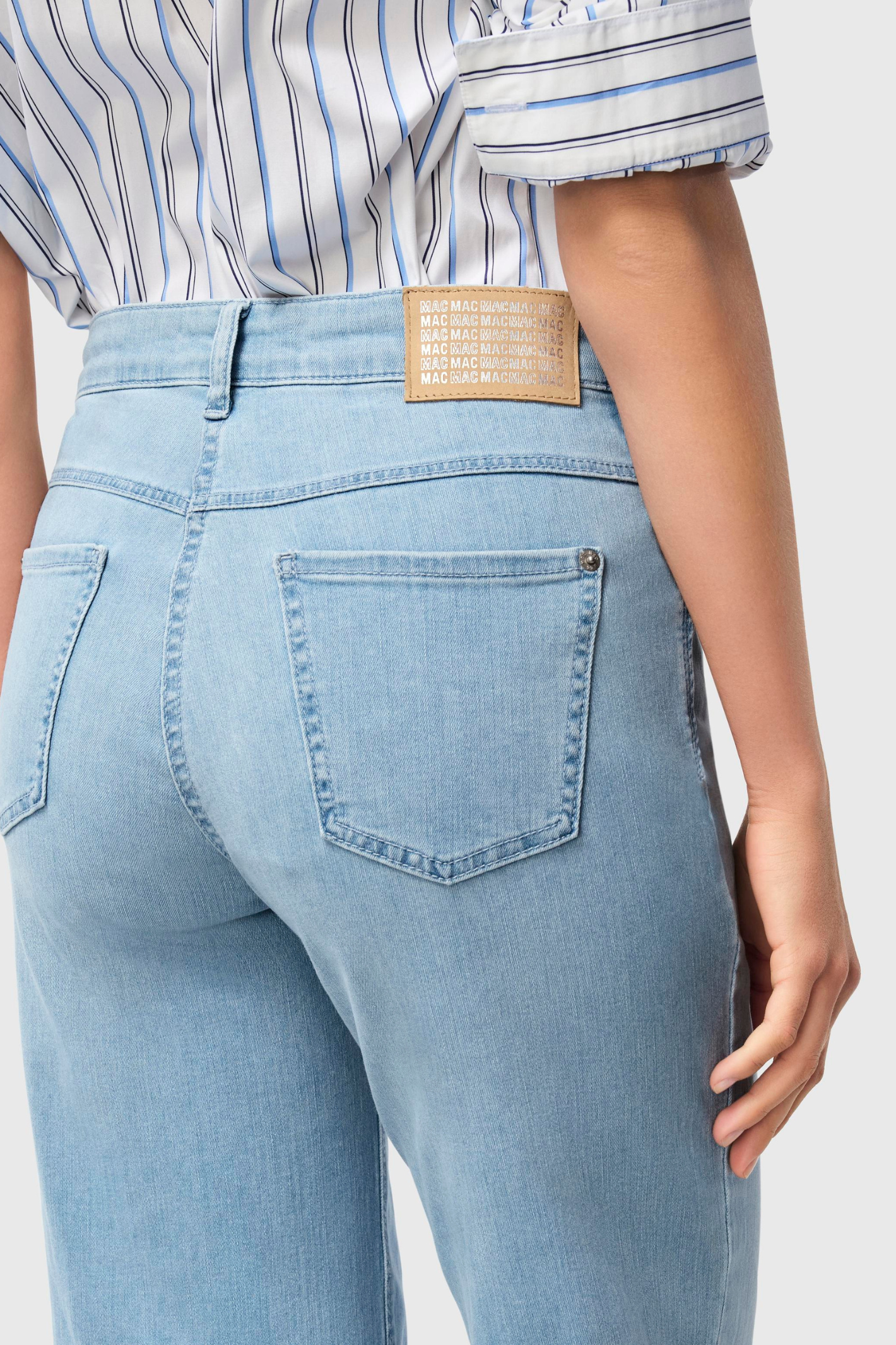 MAC Wide Jeans Sun Bleach Authentic Wash 5228-90-D296