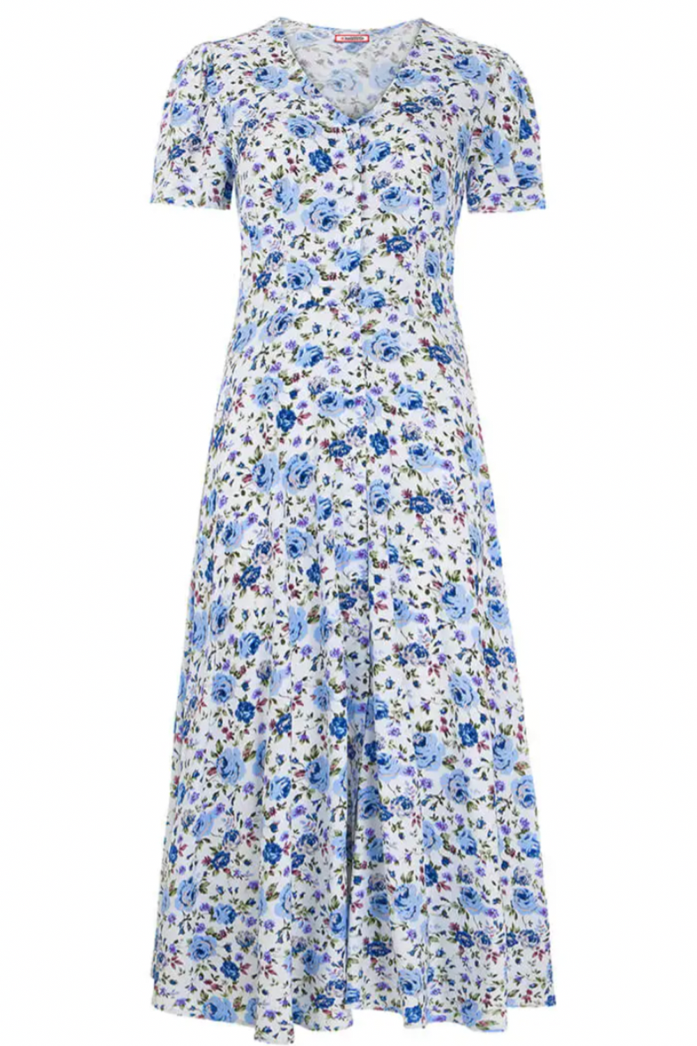 Marissa blue floral midi dress by Joe Browns, available at Dotique