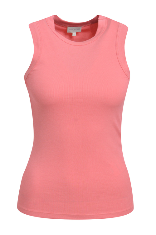Milano Italy Modal Tank Top 61-5597-8747 – Neon Coral