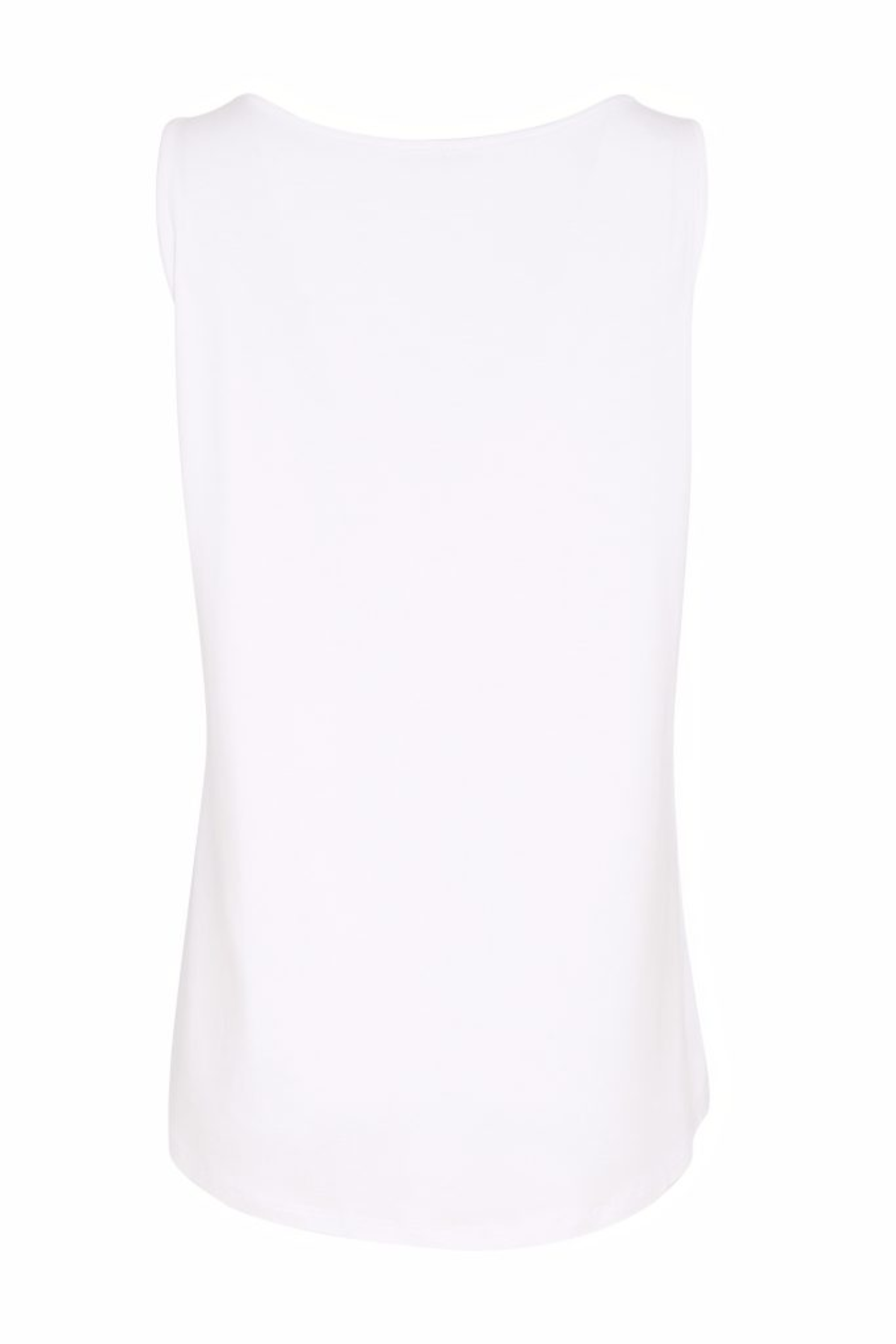 Soft white cami top by Naya with wide straps and a flattering scoop neckline. Easy to layer or wear alone. Shop now at Dotique.