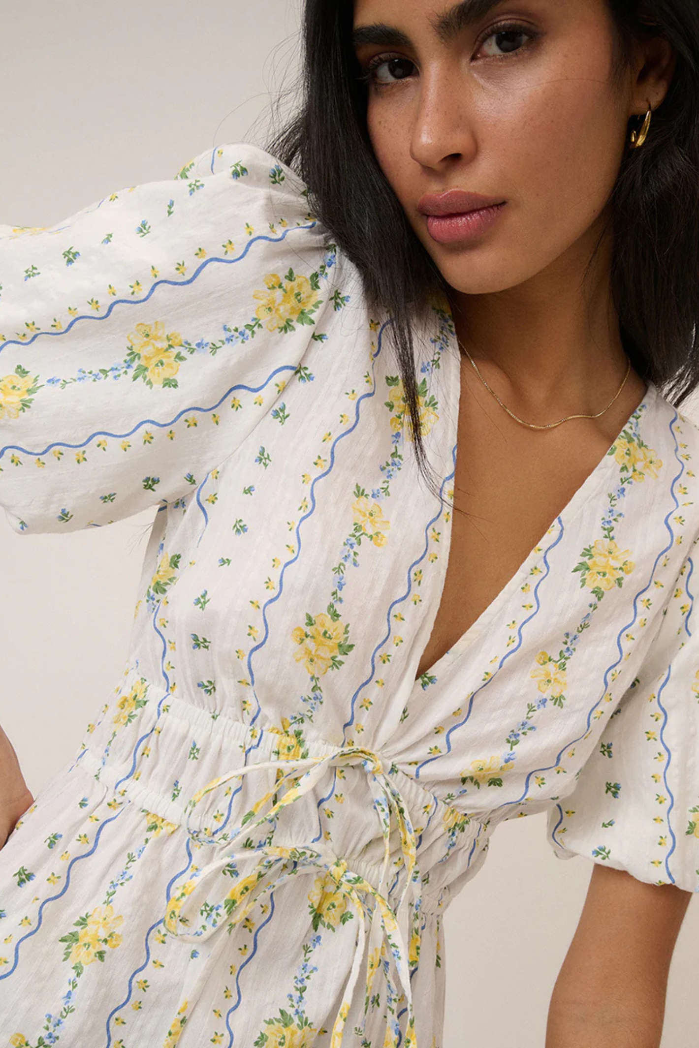 Nobody's Child White Ditsy Floral Cordelia Top by Nobody’s Child, shop stylish spring looks at Dotique online.