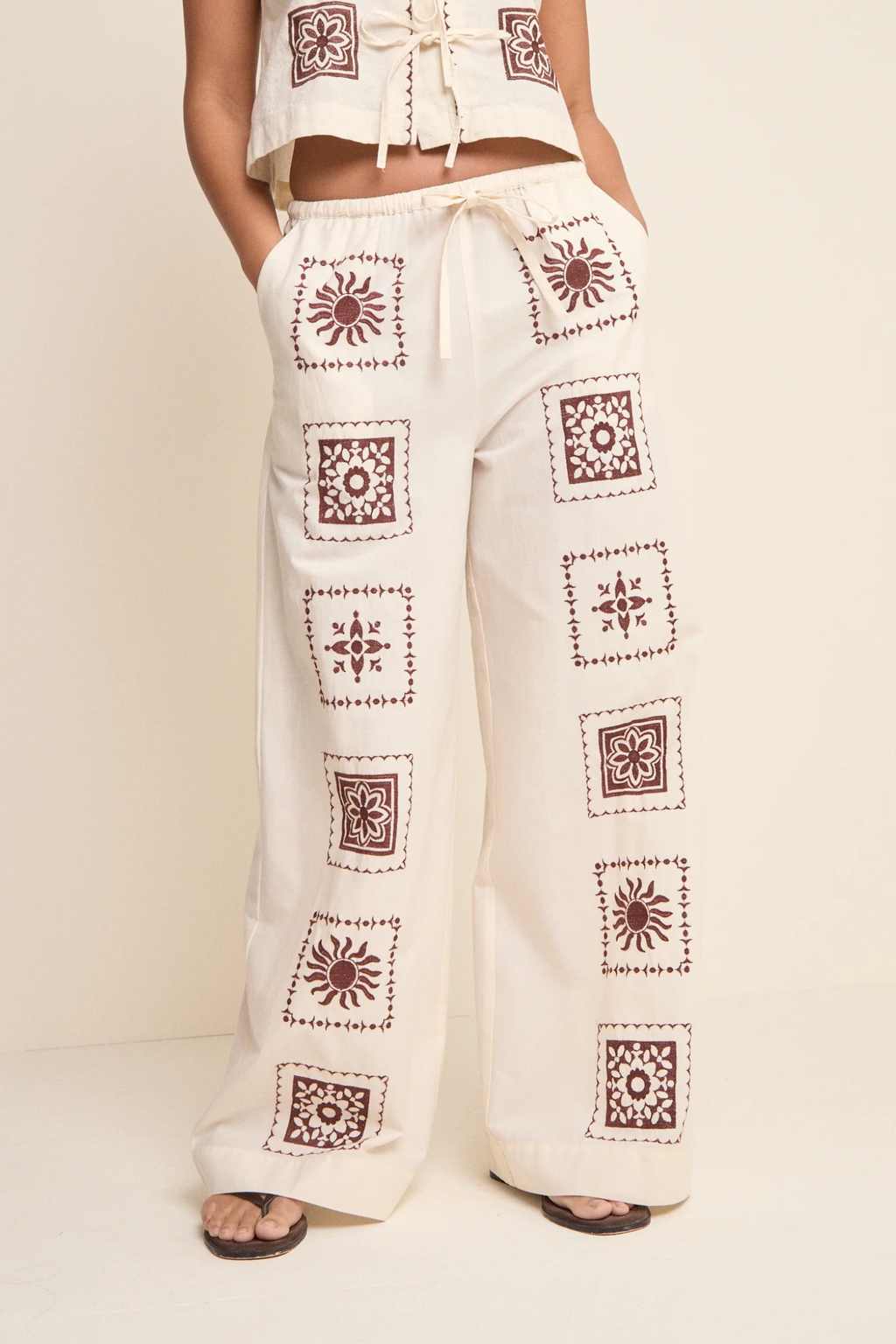Nobody’s Child Topaz Cream Trousers
