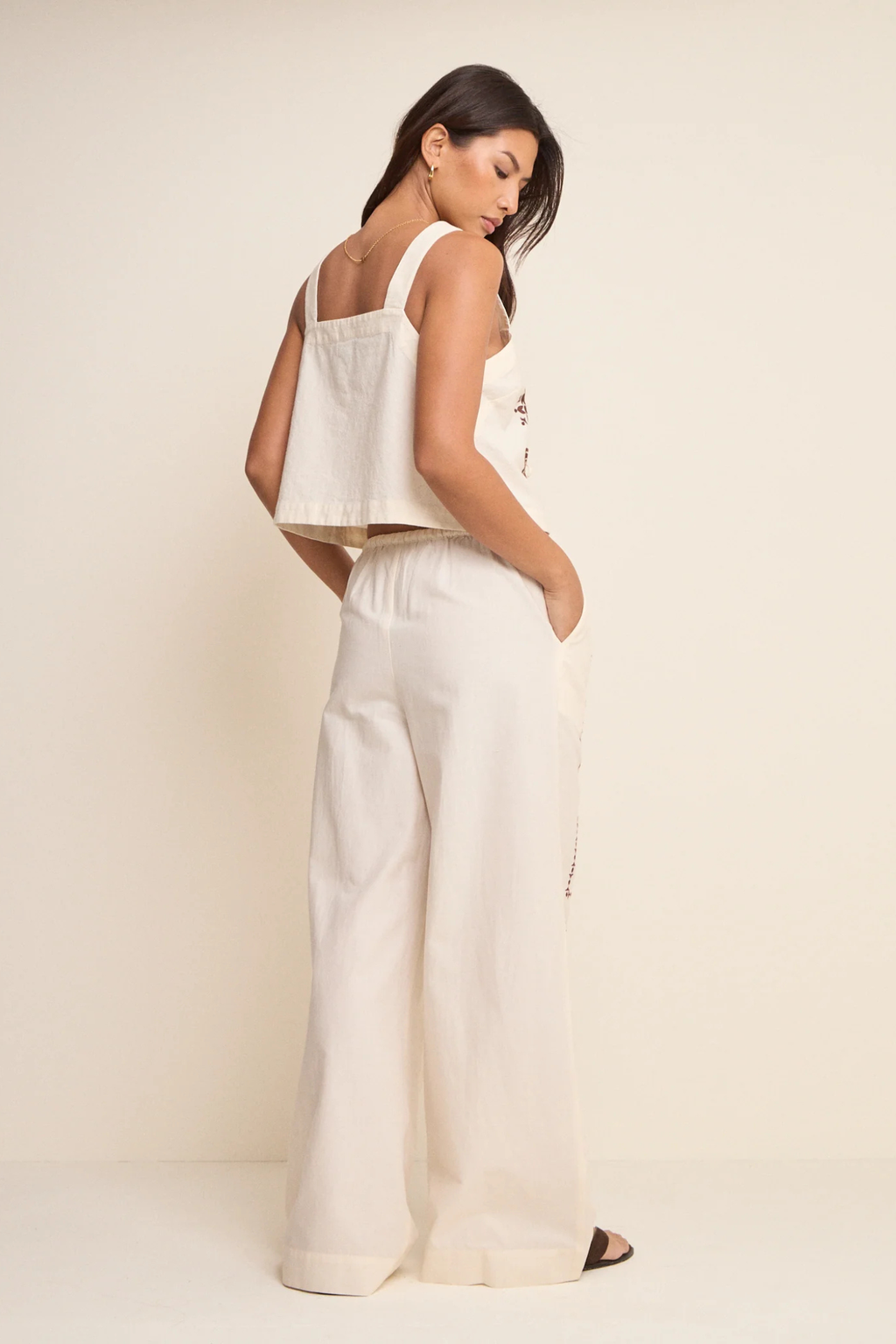 Nobody’s Child Topaz Cream Trousers