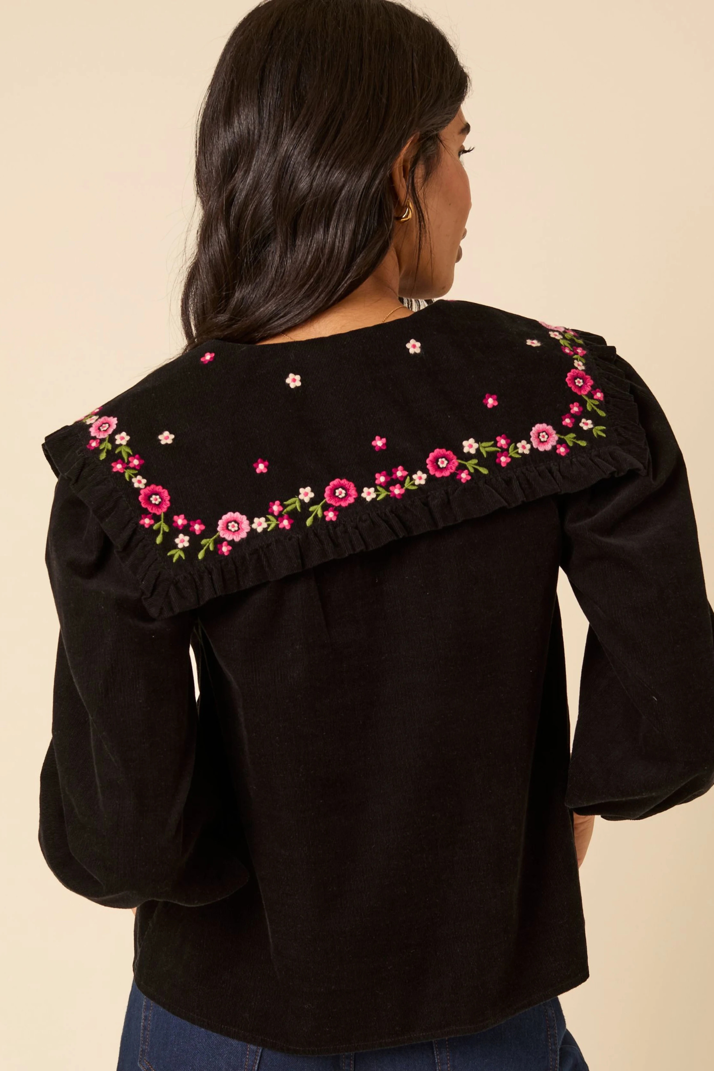 Nobody’s Child T254095 Black Eloise Blouse