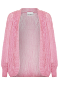 Dotique Noella 12261003 Joseph Knit Cardigan in dusty pink with button-front and ribbed trims