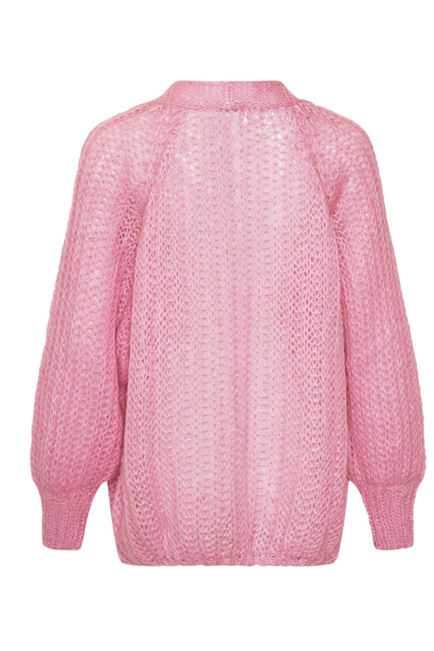 Dotique Noella 12261003 Joseph Knit Cardigan in dusty pink with button-front and ribbed trims