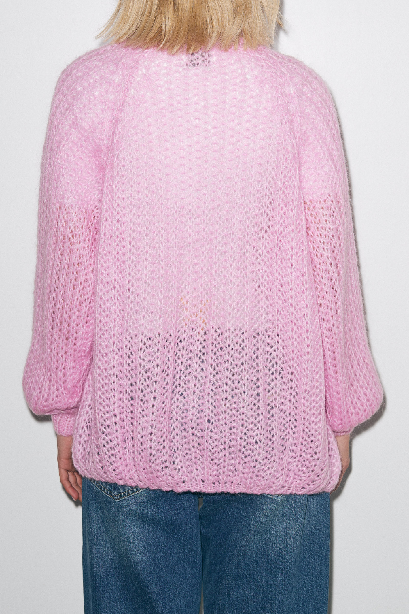 Dotique Noella 12261003 Joseph Knit Cardigan in dusty pink with button-front and ribbed trims