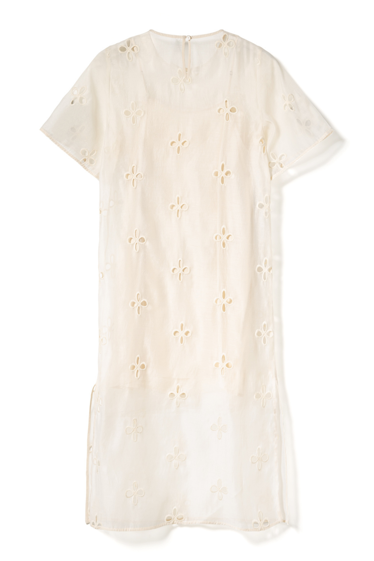 Dotique Noella 15100001 N-Linett Dress in ivory with floral cut-out detailing