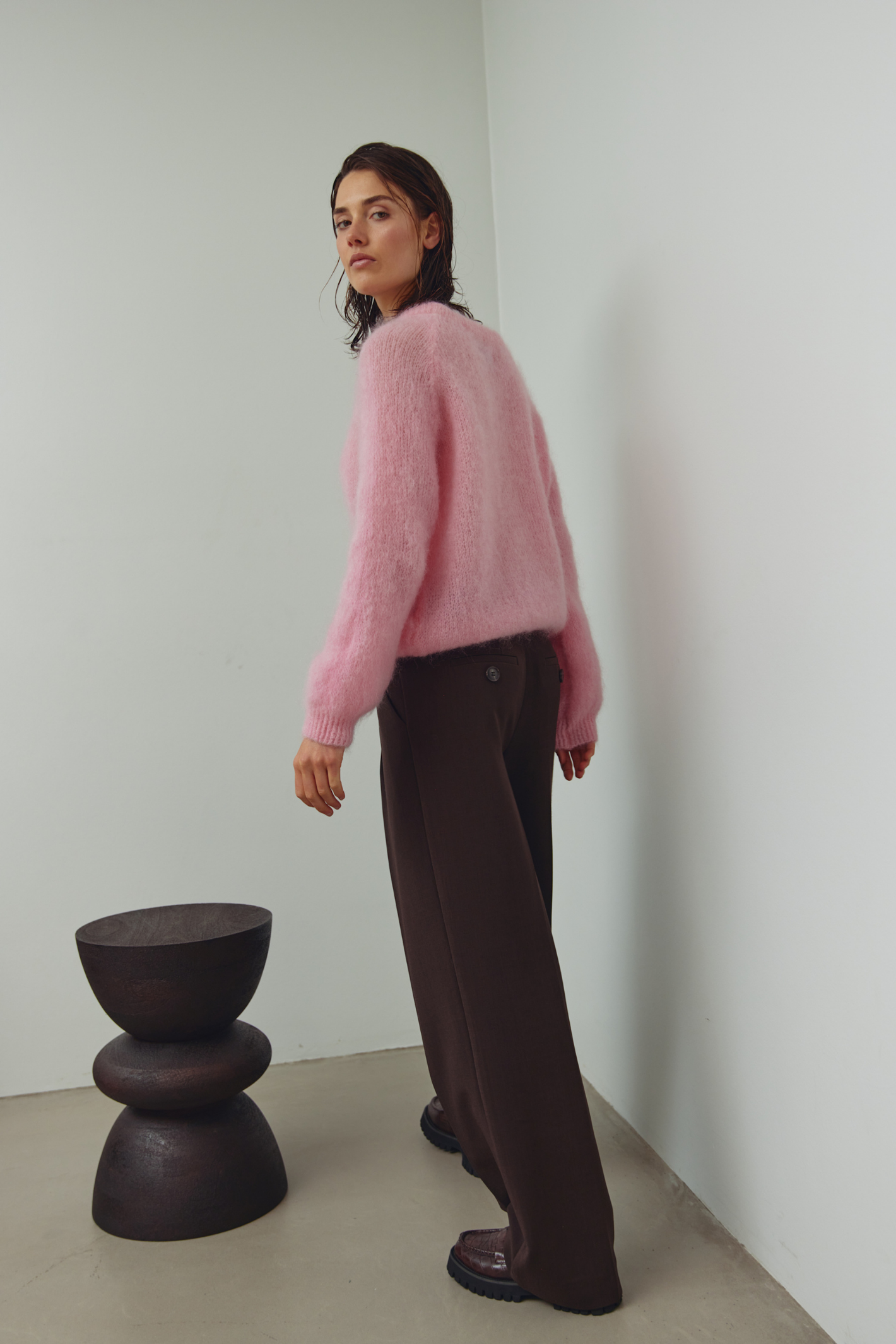 Dotique Noella 15250002 N-Latora Knit in baby pink with a relaxed fit