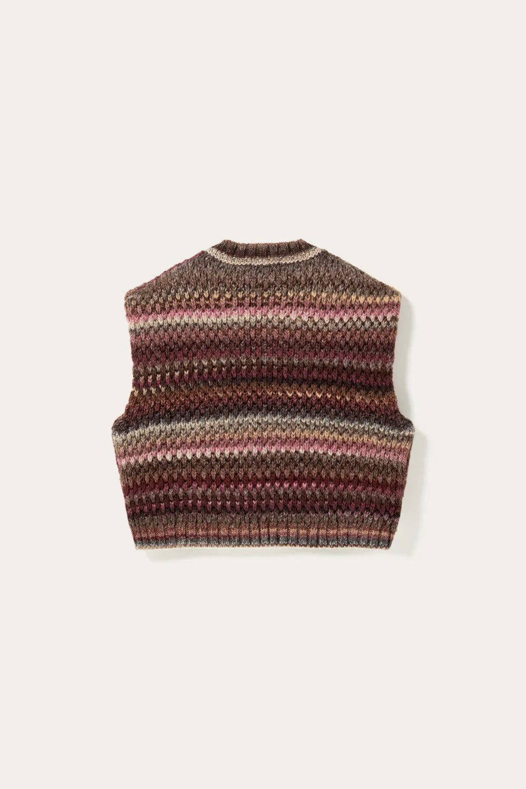 The Noella Gio Knit Vest in Rust Mix brings all the warmth and character of autumn dressing into one beautifully textured piece. Shop Noella at Dotique.