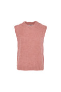 Noella 11162185 Kala Knit Vest Old Rose by Noella in soft pink knitwear, shop Noella at Dotique for stylish layering pieces.