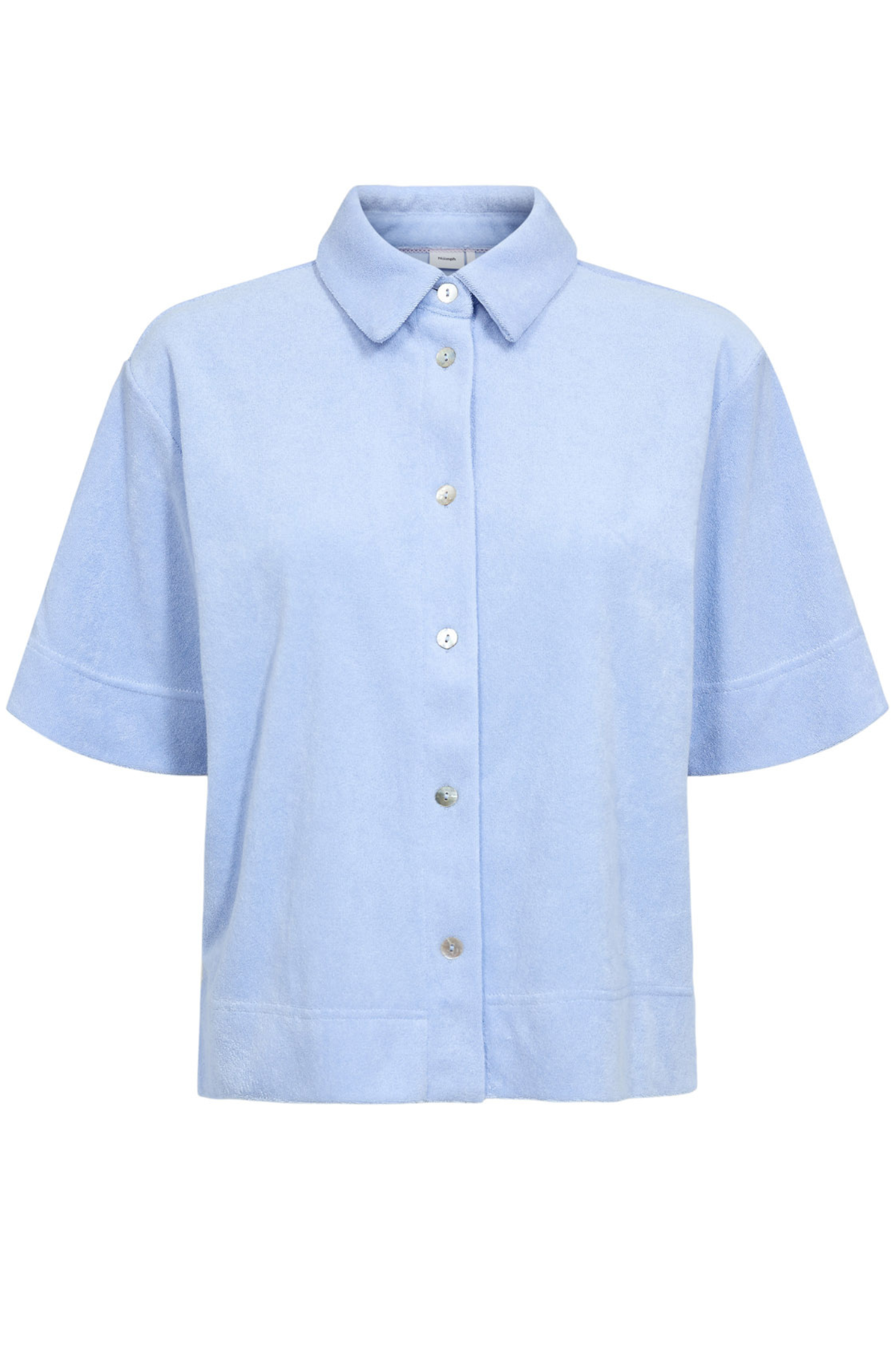 Numph 706802 Nualine Short Sleeve Shirt Placid Blue