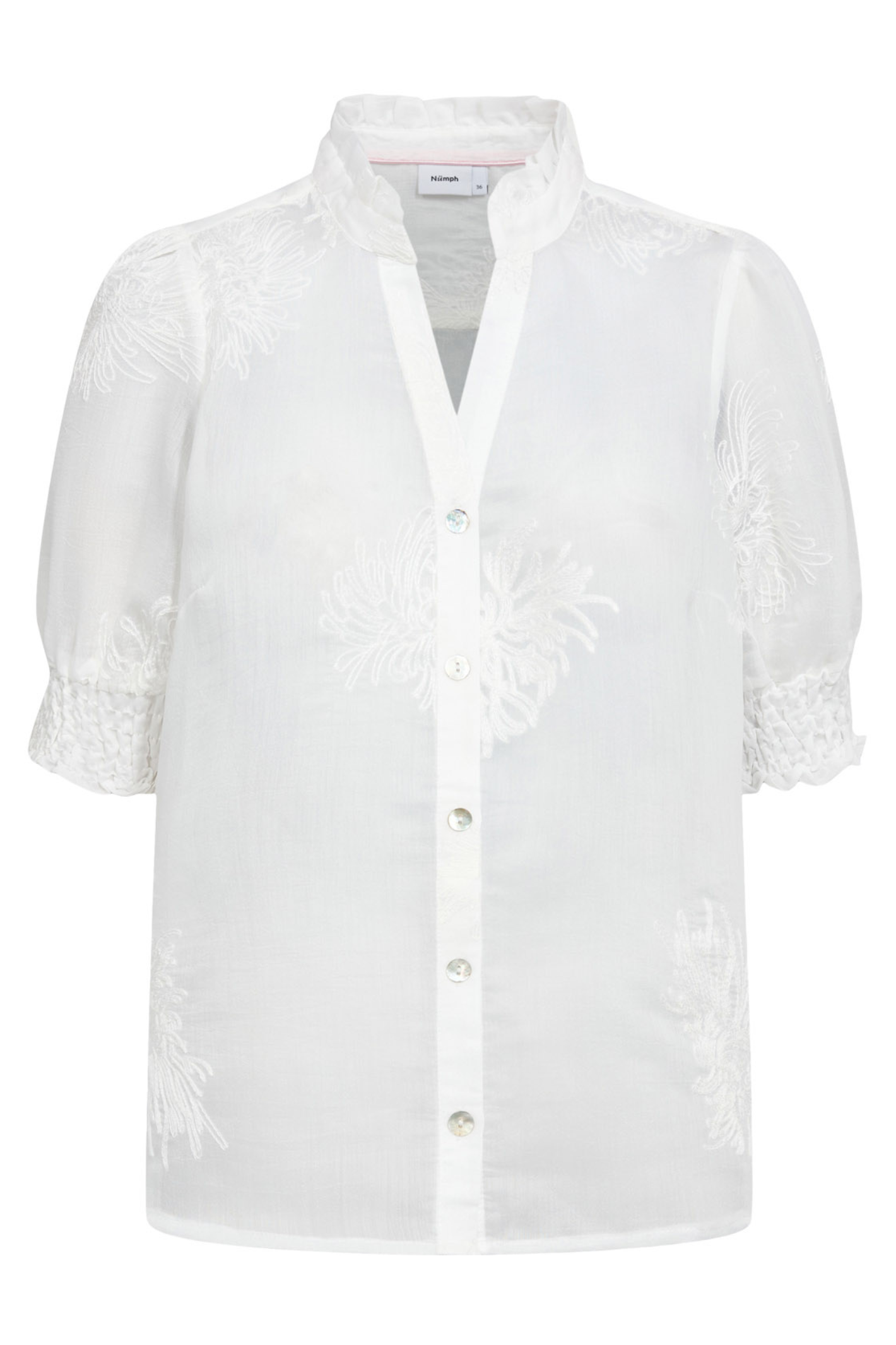 Numph 706947 Nukentra Shirt Bright White