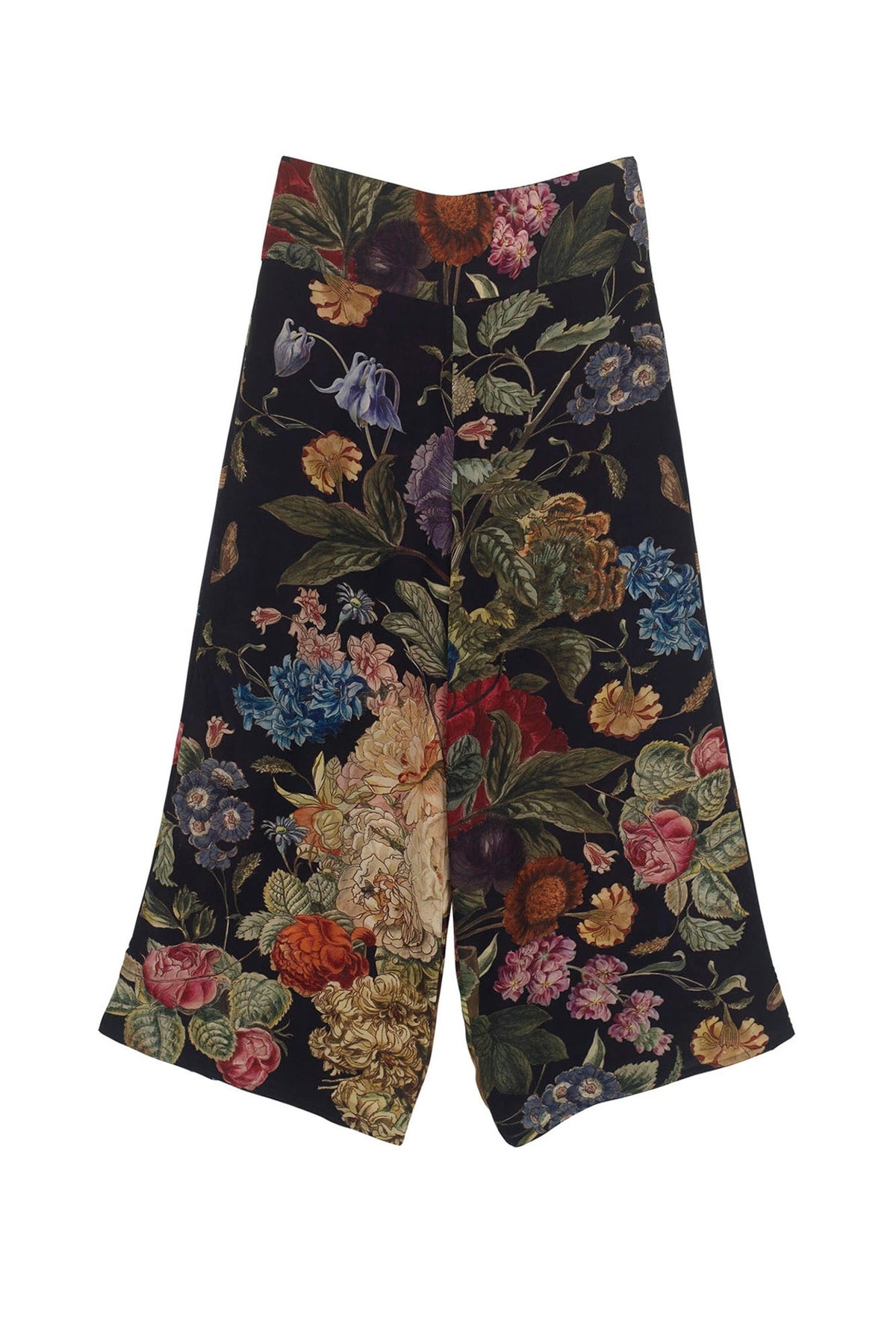 One Hundred Stars Primula Black Palazzo Pants, official product photograph. Shop One Hundred Stars at Dotique.