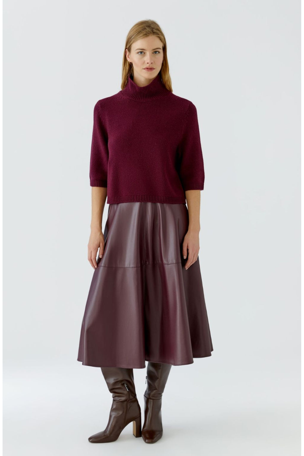 Oui 99806 Bramble Berry Jumper, full-length styling. Shop Oui at Dotique.