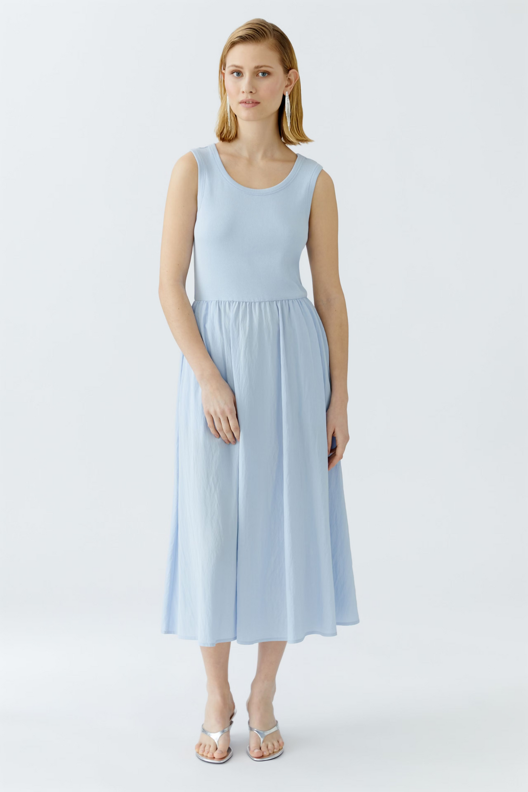 Oui 91814 Powder Blue Maxi Dress at Dotique