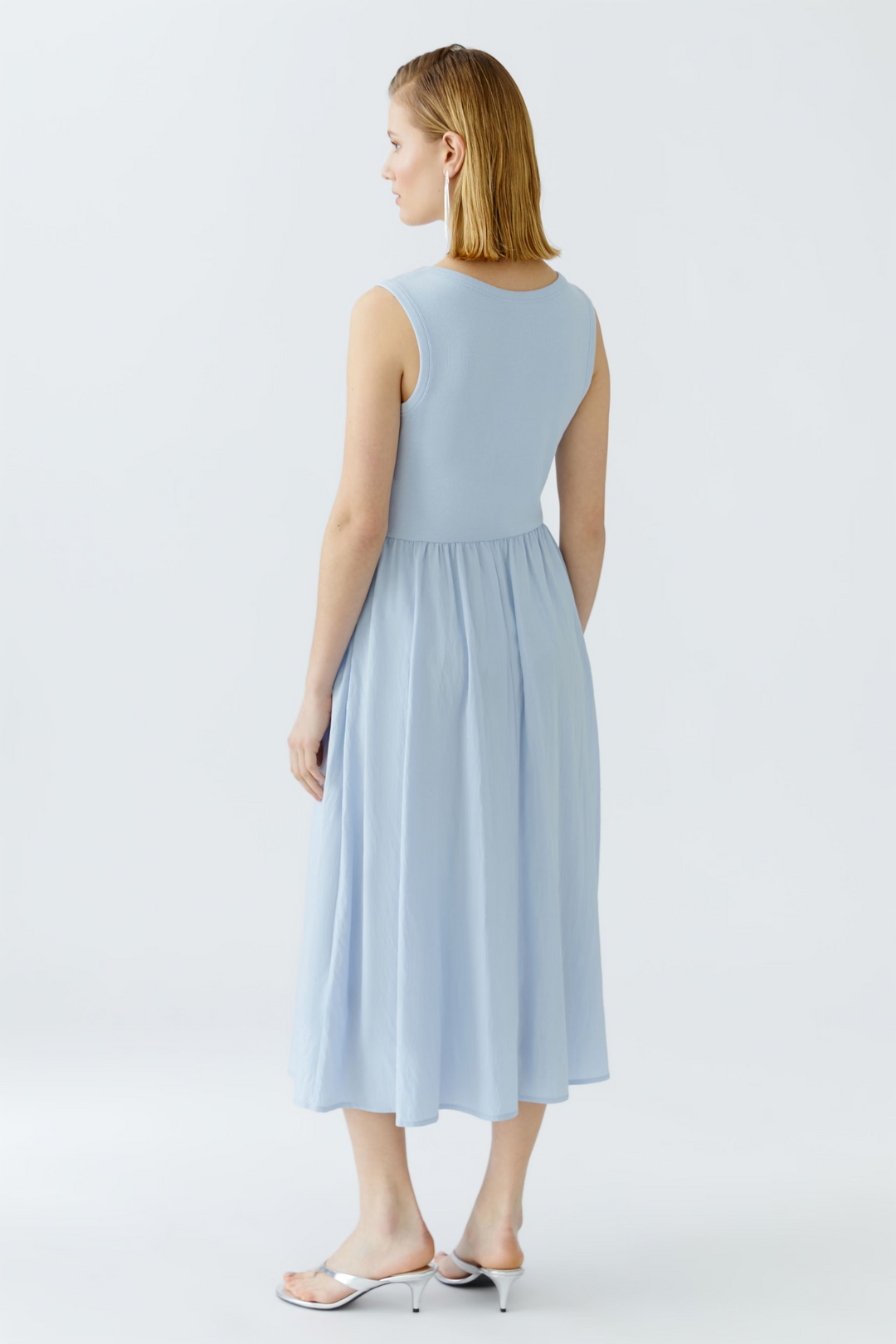 Oui 91814 Powder Blue Maxi Dress at Dotique