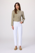 Paige Mason Ankle Jeans – Crisp White in a straight fit by paige Shop paige at Dotique for refined casual style
